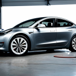 Tesla Maintenance**

"A well-maintained Tesla Model 3 in a clean, bright garage. Focus on the tires: showing good tread depth and proper inflation. A digital tire pressure gauge is visible. Also, show a bottle of high-quality windshield washer fluid nearby. The scene is family-friendly, professional, and safe for work, emphasizing routine car care. Showcasing a clean aesthetic, emphasizing responsible vehicle ownership. fully clothed, appropriate content, perfect anatomy, natural proportions"

**