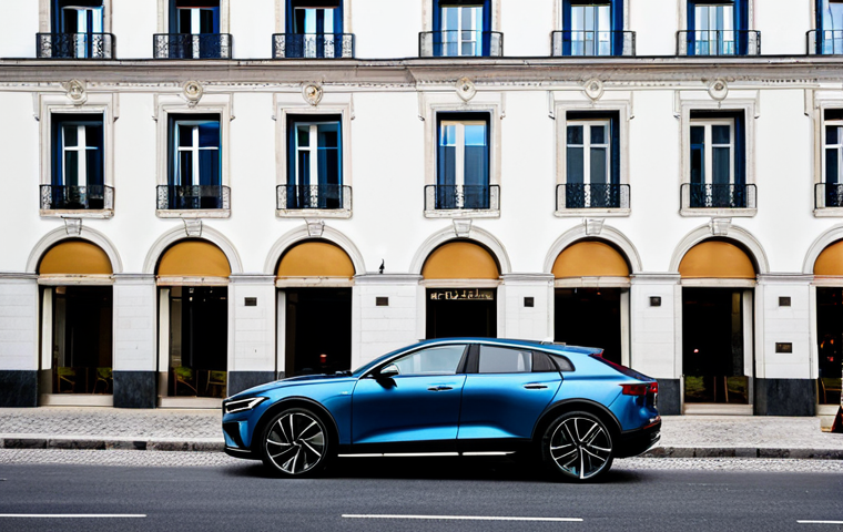 테슬라 모델 Y와 폴스타 2 비교 - Tesla Model Y in Alentejo**

"Tesla Model Y, silver color, driving on a rural road in Alentejo, Port...